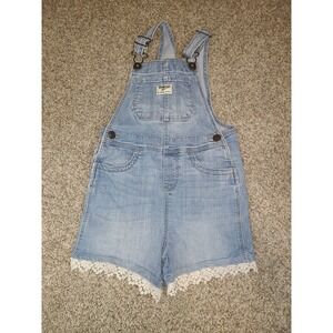 OshKosh B'gosh Girls' Denim Shortall Overalls size 5t
